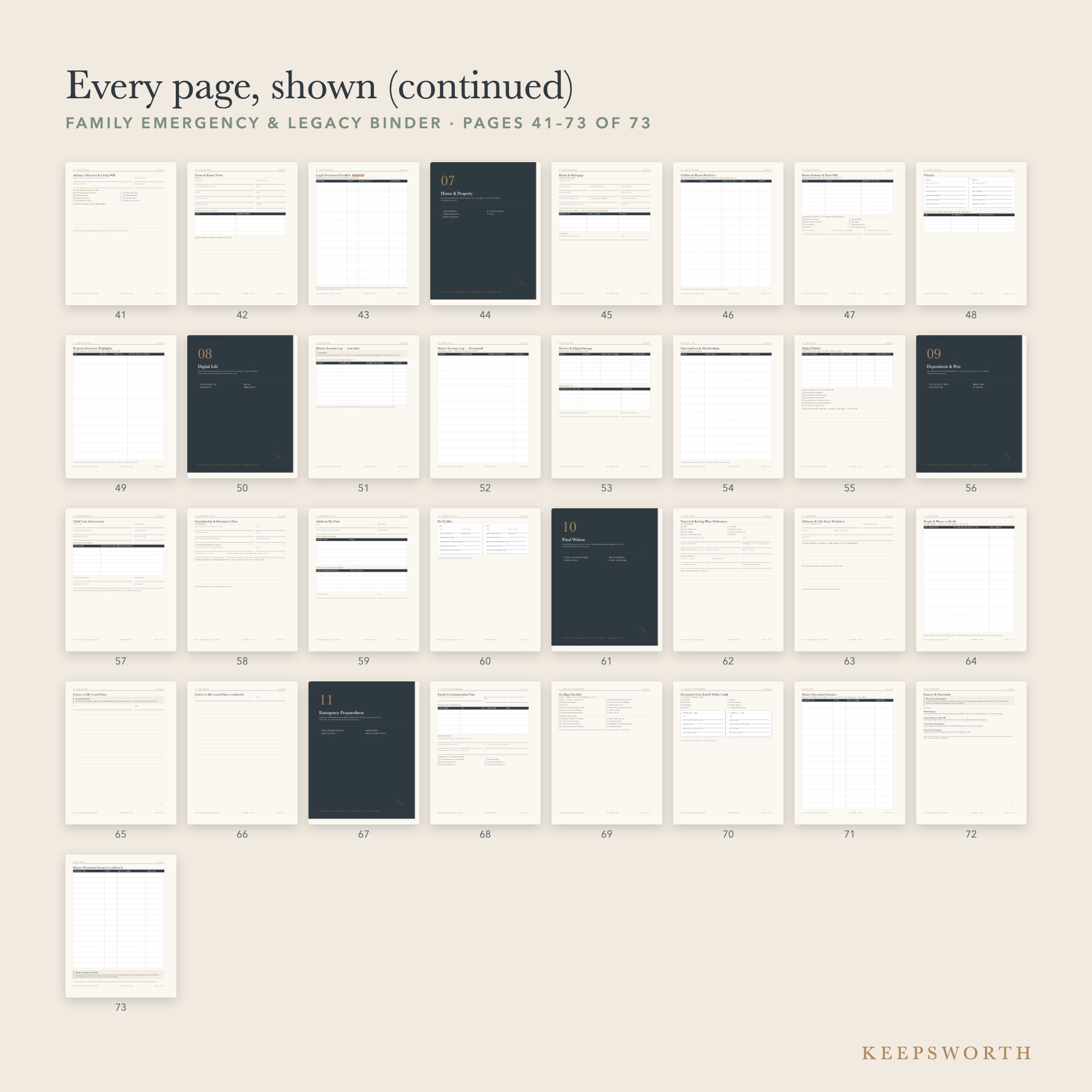Contact sheet — every page shown, part 2