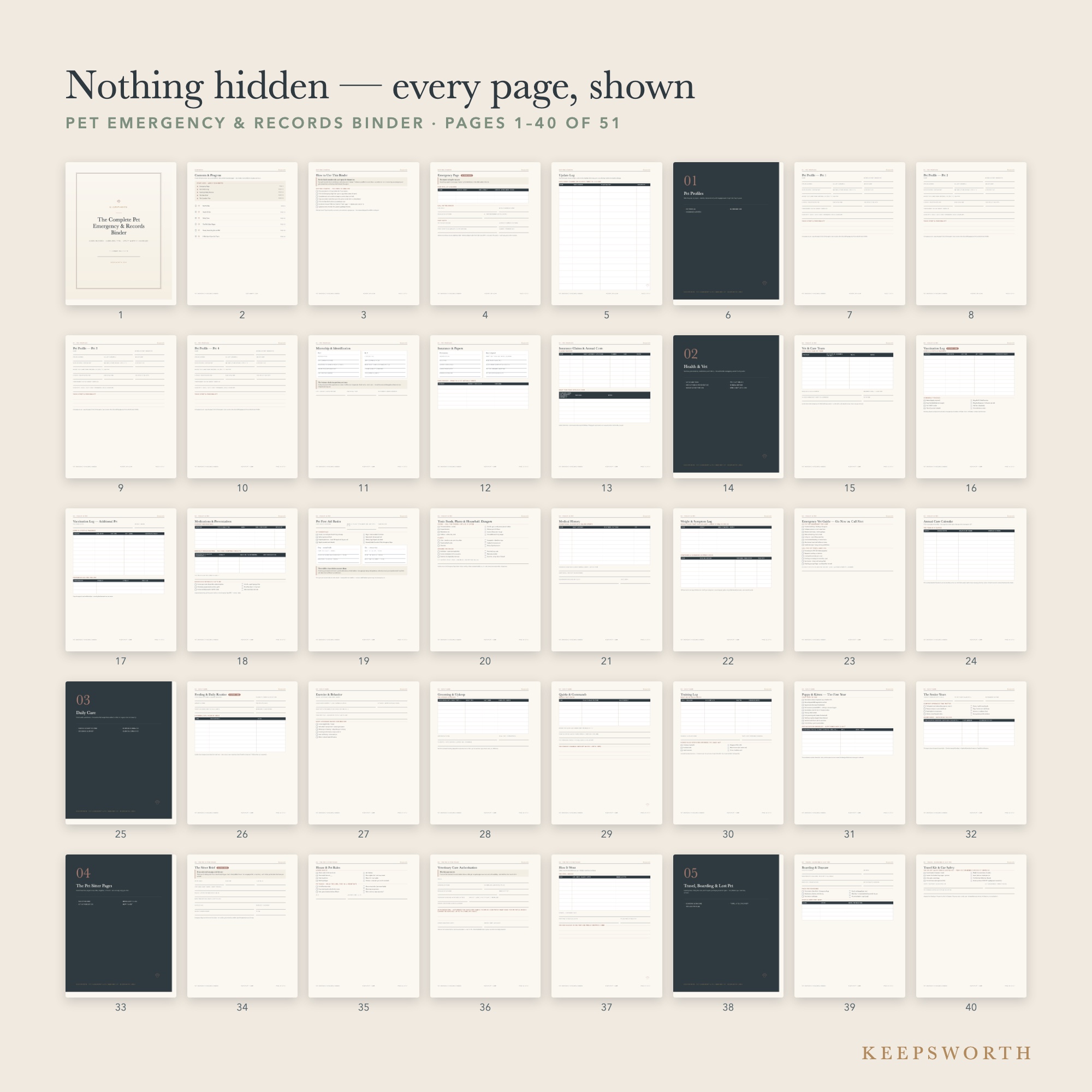 Contact sheet — every page shown, part 1
