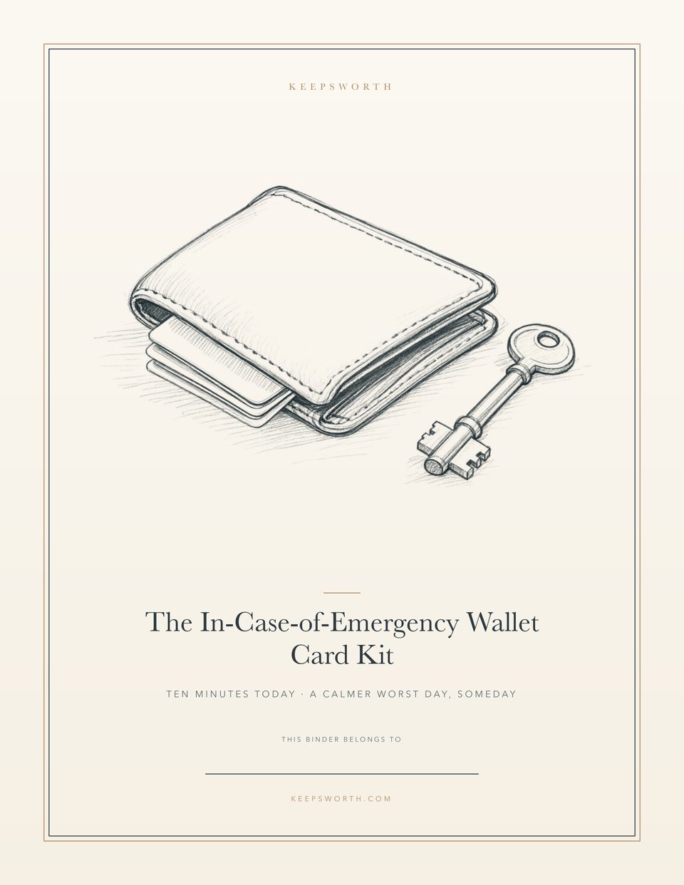 ICE Wallet Card Kit cover